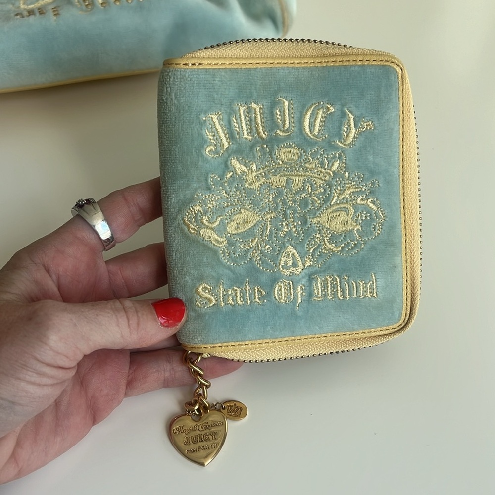 X SOLD X Juicy Couture y2k Juicy State of Mind Bag & Wallet 💛 - Picture 6 of 8